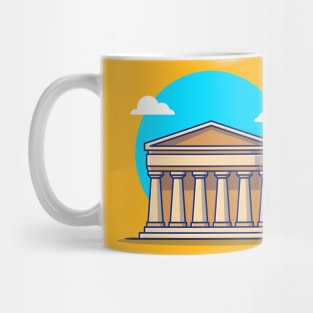 Panthenon Cartoon Illustration Mug